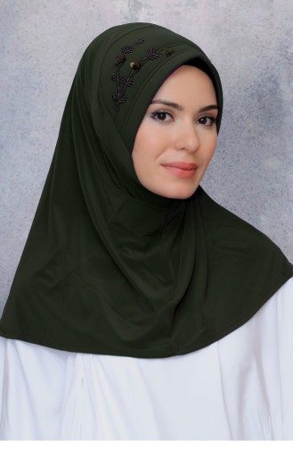 Khaki Hoofddoek 1611