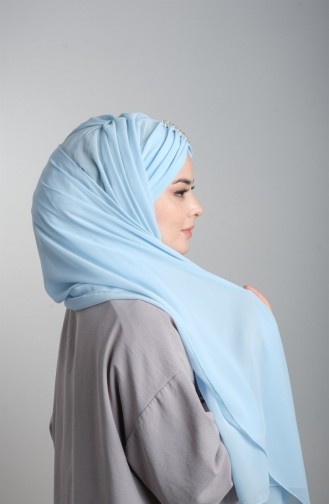 Baby Blue Shawl 5083