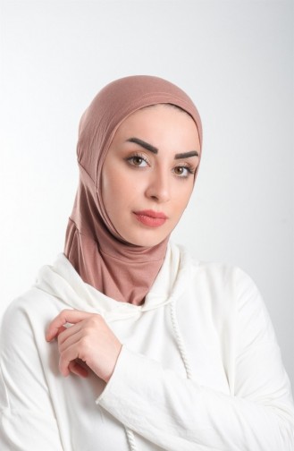 Vizon Pratik Hazır Geçmeli Tesettür Bone Sandy Kumaş Spor Hijab 2113 10