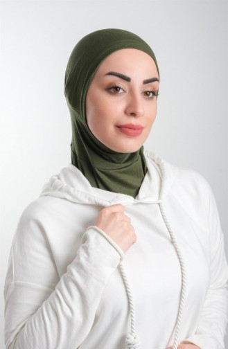 Zümrüt Pratik Hazır Geçmeli Tesettür Bone Sandy Kumaş Spor Hijab 2113 37