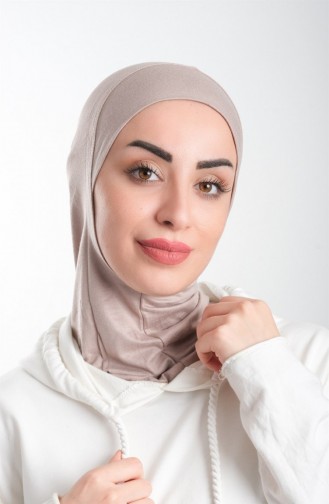 Vizon Pratik Hazır Geçmeli Tesettür Bone Sandy Kumaş Lüks Hijab 2115 10