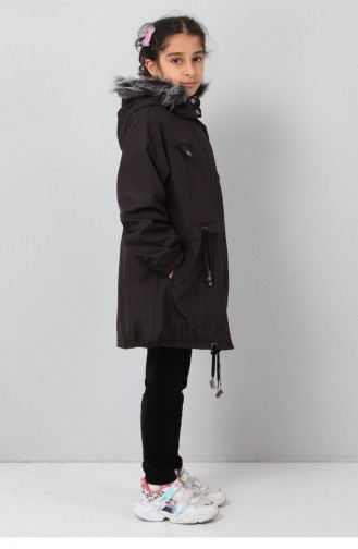 Manteau Enfant Noir 12204