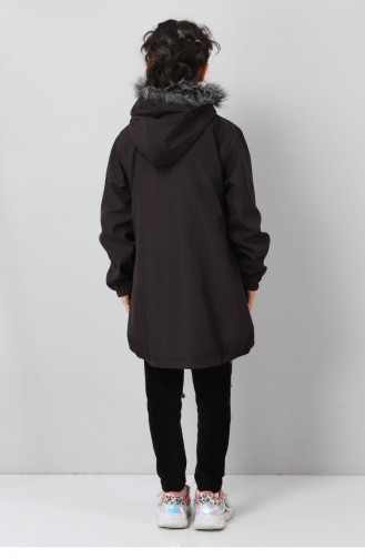 Manteau Enfant Noir 12204