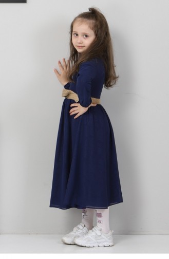 Indigo Kinderjurk 12435