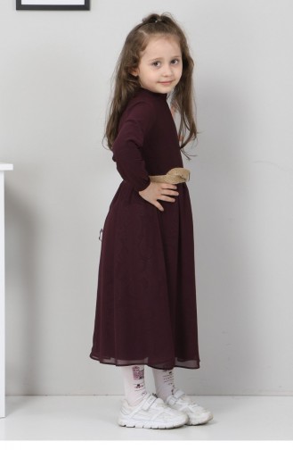 Plum Children`s Dress 12437