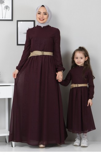 Plum Children`s Dress 12437