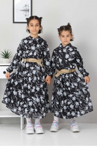 Black Kinderjurk 12633