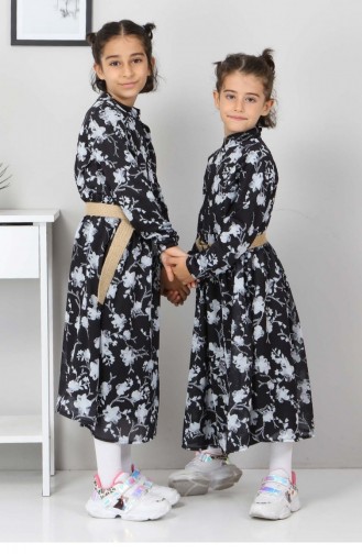 Black Children`s Dress 12633