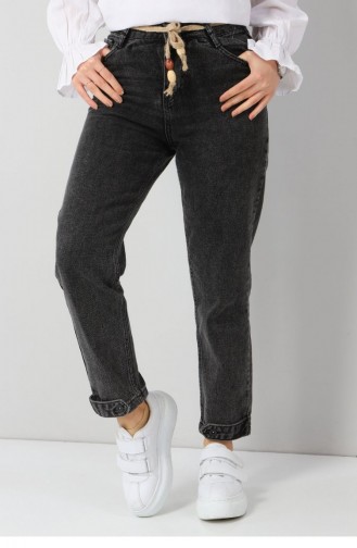 Light Black Broek 12930