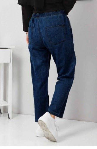 Pantalon Bleu Foncé 12943