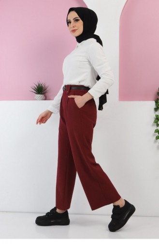 Claret Red Pants 13326