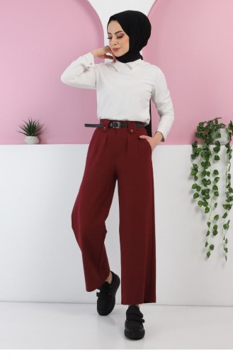 Claret Red Pants 13326