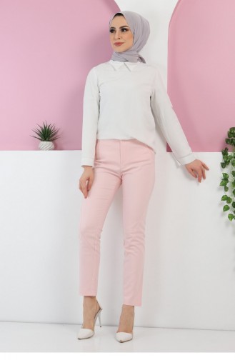 Dar Paça Pantolon Pudra 6023
