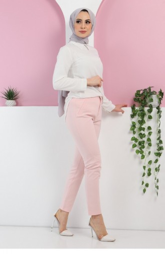 Dar Paça Pantolon Pudra 6023