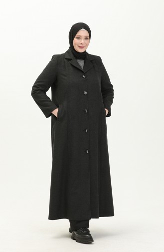 Plus Size Cachet Coat 0176-04 Smoke-Colored 0176-04