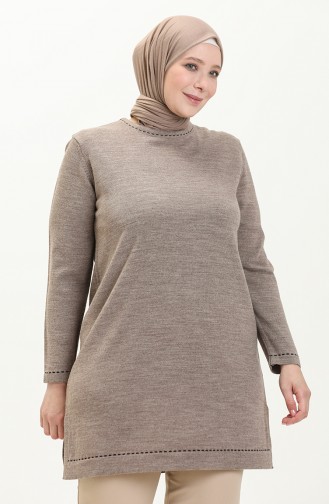 Große Größe Trikot Pullover 2033-03 Nerz 2033-03