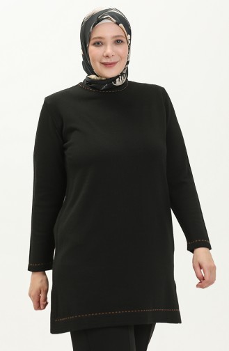 Plus Size Sweater 2033-05 Black 2033-05