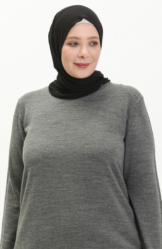 Pull en Tricot Grande Taille 2033-06 Anthracite 2033-06