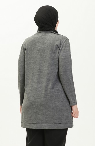 Pull en Tricot Grande Taille 2033-06 Anthracite 2033-06