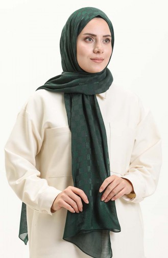 Luxury Shawl 70223-11 Emerald Green 70223-11