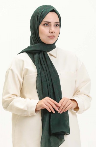 Luxury Shawl 70224-05 Emerald Green 70224-05