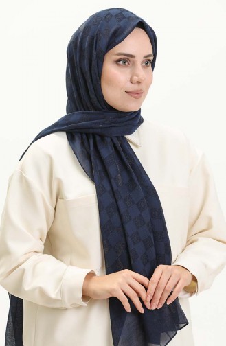 Luxury Shawl 70224-13 Navy Blue 70224-13