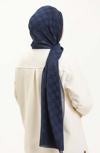 Luxury Shawl 70224-13 Navy Blue 70224-13