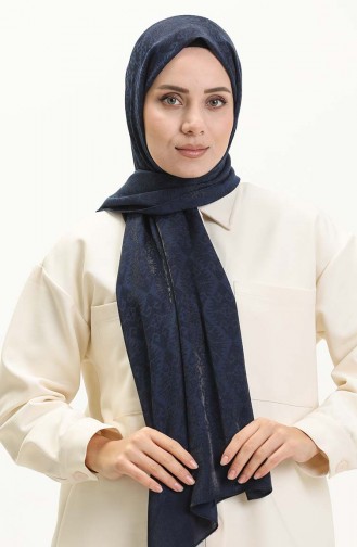 Luxury Shawl 70225-06 Navy Blue 70225-06