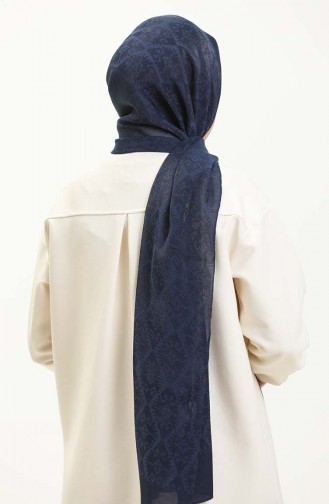 Luxury Shawl 70225-06 Navy Blue 70225-06