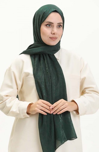 Luxury Shawl 70225-07 Emerald Green 70225-07