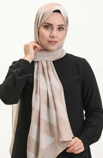 Luxury Shawl 70226-11 Milk Coffee 70226-11