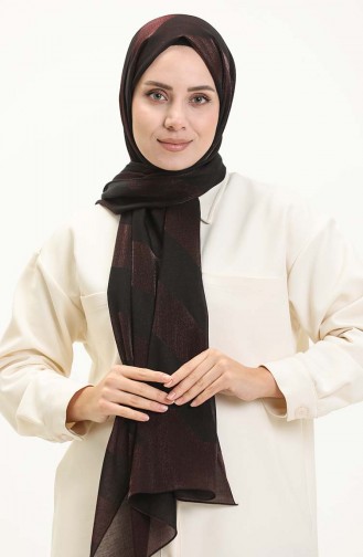 Luxury Shawl 70226-12 Dark Brown 70226-12