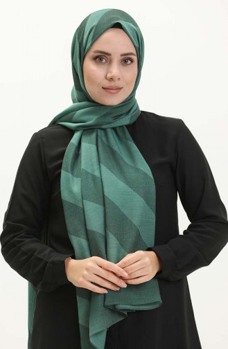 Luxury Shawl 70226-14 Green 70226-14