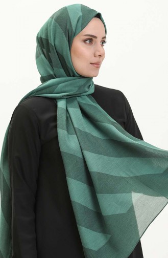 Luxury Shawl 70226-14 Green 70226-14