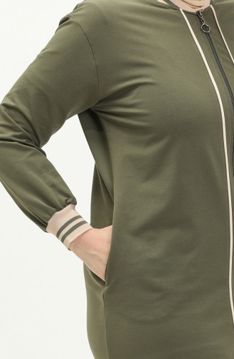 Ensemble de Survêtement 3 Pièces Grande Taille 6000-10 Vert Khaki 6000-10