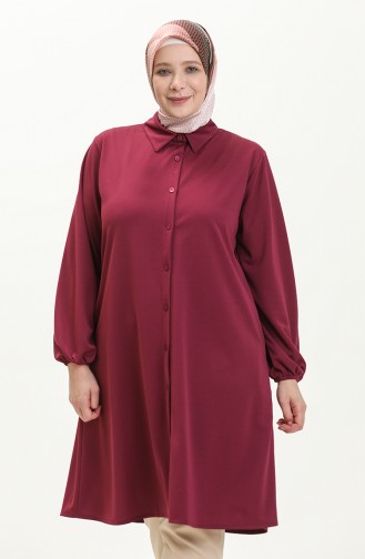 Plus Size Tunic 2230-07 Plum 2230-07