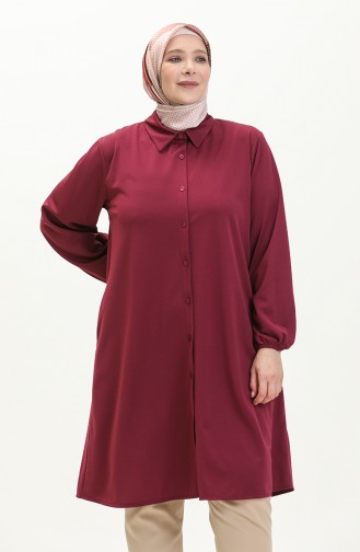 Plus Size Tunic 2230-07 Plum 2230-07