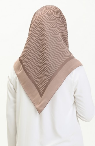 Prenses Eşarp 70232-08 Kahverengi