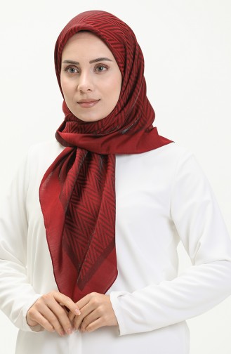 Claret red Hoofddoek 70232-13