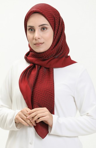 Claret red Hoofddoek 70232-13