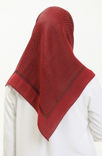 Claret red Hoofddoek 70232-13