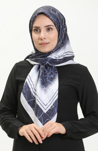 Dubai Cashmere Scarf 70236-04 Navy Blue 70236-04
