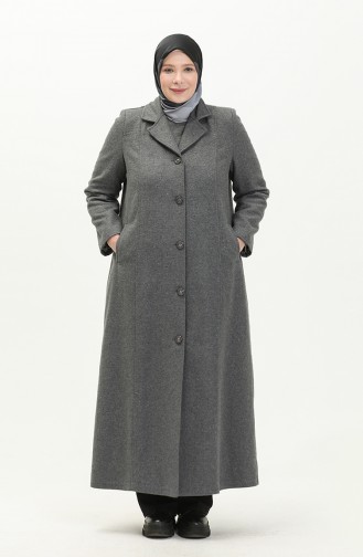 Plus Size Cachet Coat 0176-03 Gray 0176-03