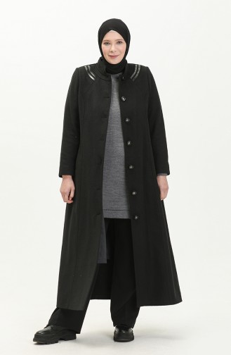 Plus Size Cachet Coat 0417-01 Black 0417-01