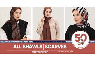 50% OFF on All Shawl & Scarves