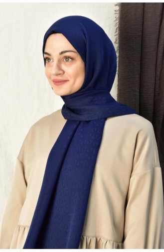 Colourway Yıldız Desen Şal 000052-18 Lacivert