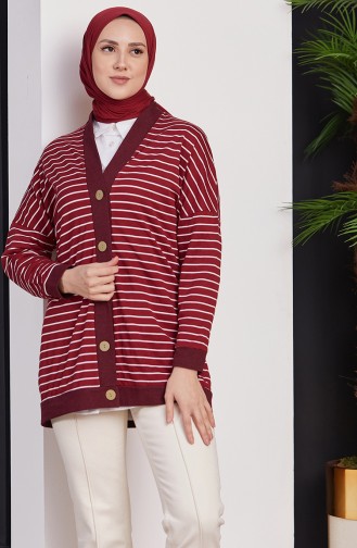 Claret Red Cardigans 3810-05