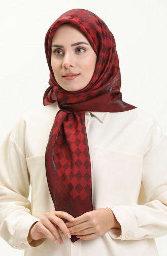 Claret red Hoofddoek 70234-12