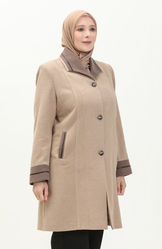 Plus Size Cachet Coat 0328-04 Mink 0328-04