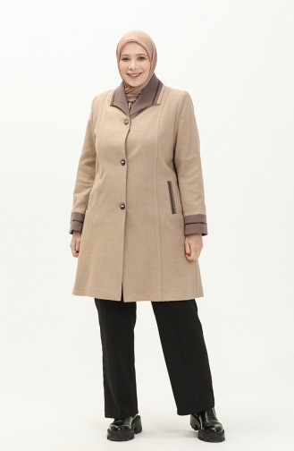 Plus Size Cachet Coat 0328-04 Mink 0328-04